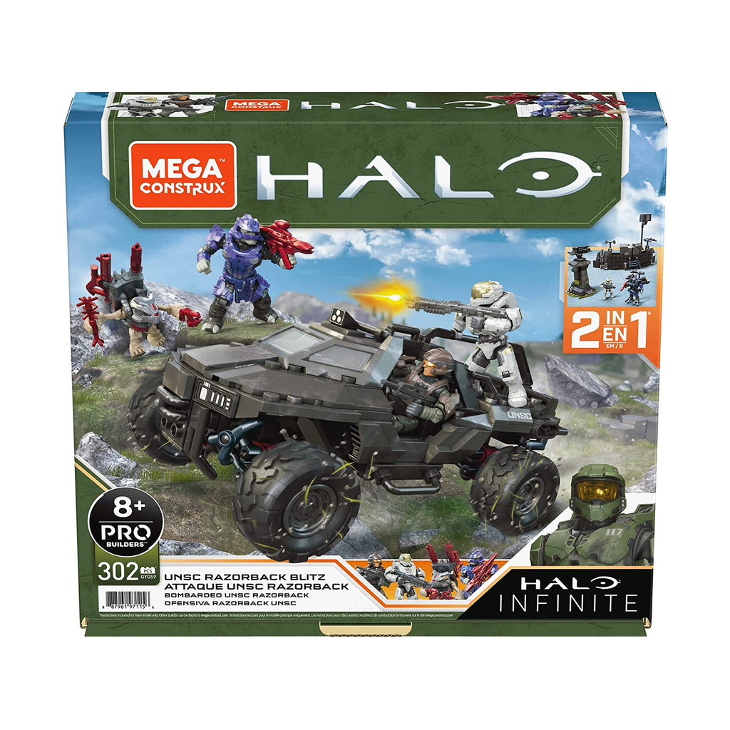 Mega Construx Halo Infinite UNSC Razorback Blitz Building Set - Radar Toys