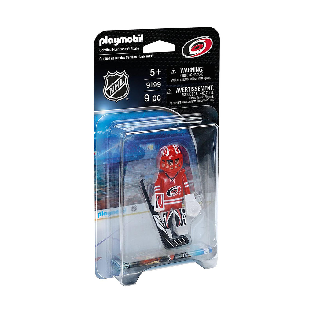 Playmobil NHL Carolina Hurricanes Goalie Player Set 9199 - Radar Toys