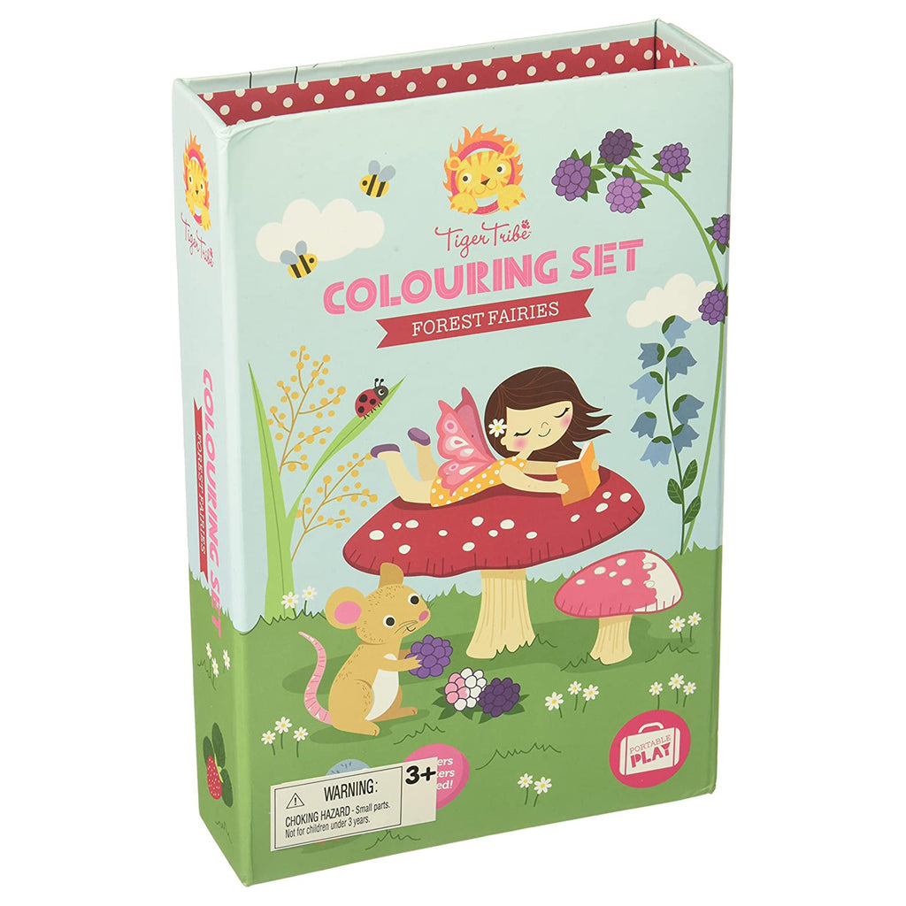 Tiger Tribe Forest Fairies Coloring Set - Radar Toys