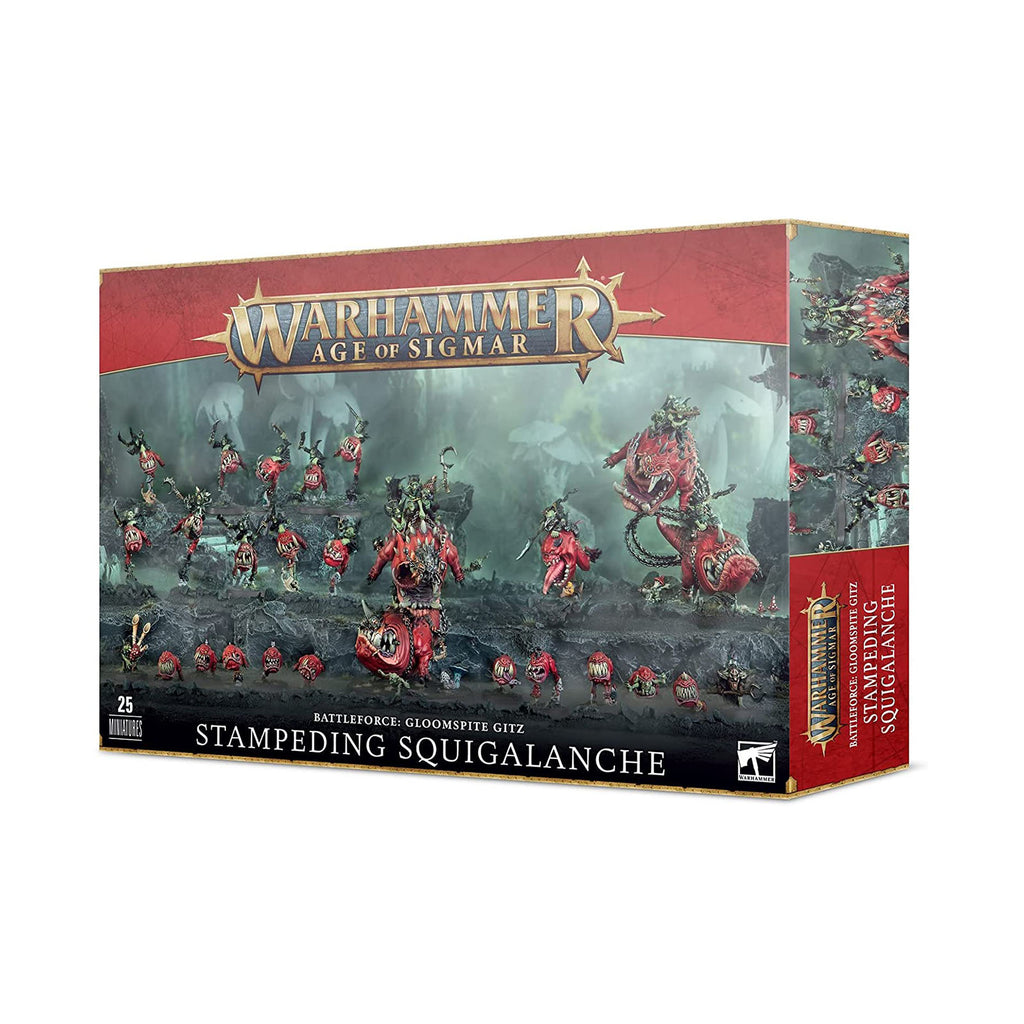 Warhammer Age Of Sigmar Gloomspite Gitz Stampeding Squigalanche Battleforce - Radar Toys