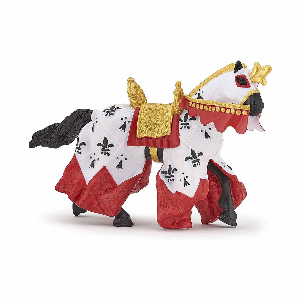 Papo Red King Arthur Horse Fantasy Figure 39951