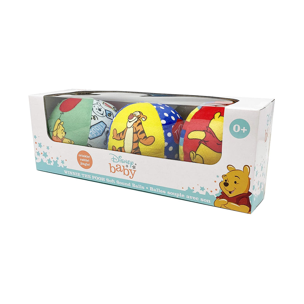 Disney Baby Winnie The Pooh Soft Sound Ball Set - Radar Toys