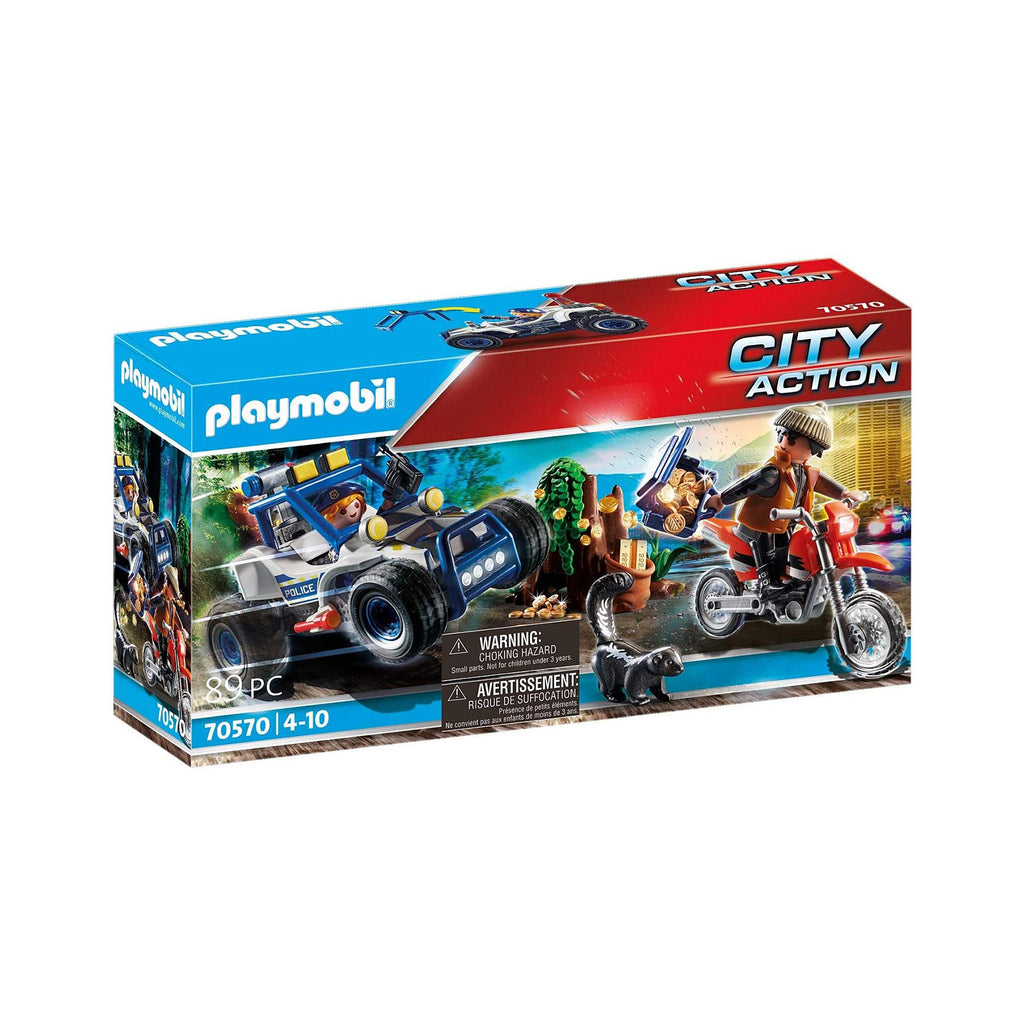 Playmobil City Action Police Off-Road Car With Jewel Thief Building Set 70570 - Radar Toys