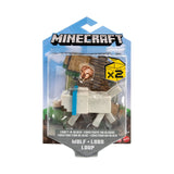 Minecraft Wolf 3.25 Craft-A-Block Action Figure Set - Radar Toys