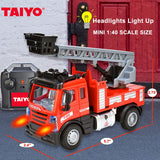 Thinair Mini Utilities Red Fire Truck R/C 1:40 Scale Car - Radar Toys