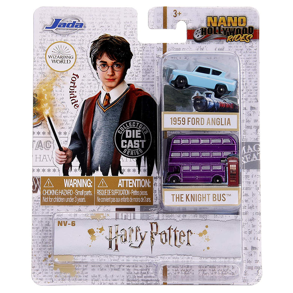Jada Toys Nano Hollywood Rides Harry Potter Set Of 2 Diecast Figures