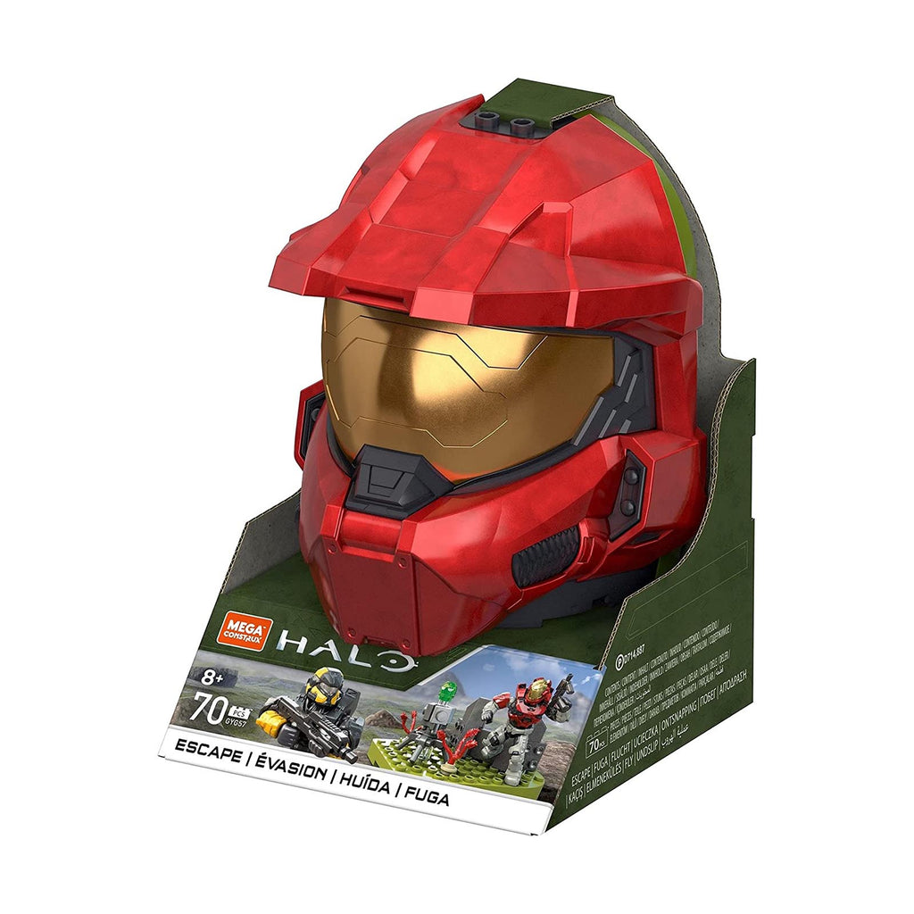 Mega Construx Halo Infinite Red Helmet Escape Building Set - Radar Toys