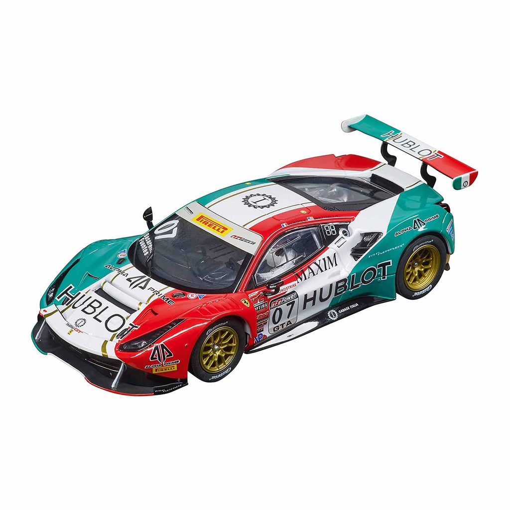 Carrera Evoluton Ferrari 488 GT3 Squadra Corse Garage Italia No 7 1:32 Slot Car - Radar Toys