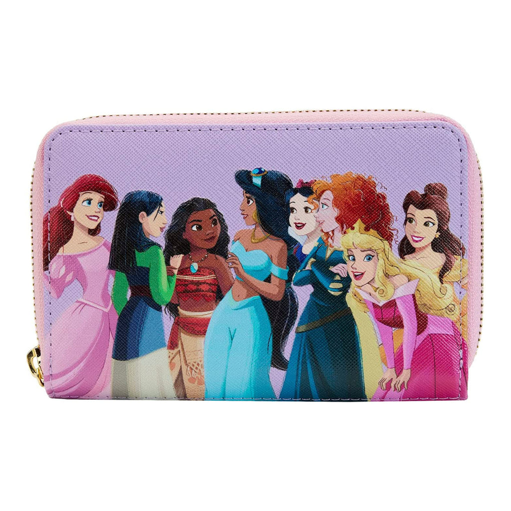 Loungefly Disney Princess Collage Zip Around Wallet