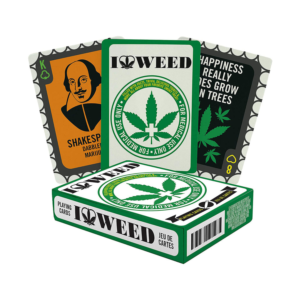 I Heart Weed Playing Cards