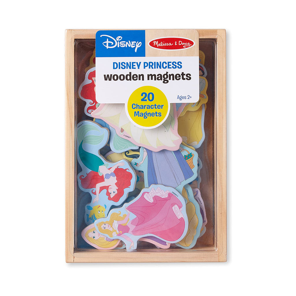 Melissa And Doug Disney Princess 20 Wooden Character Magnets - Radar Toys