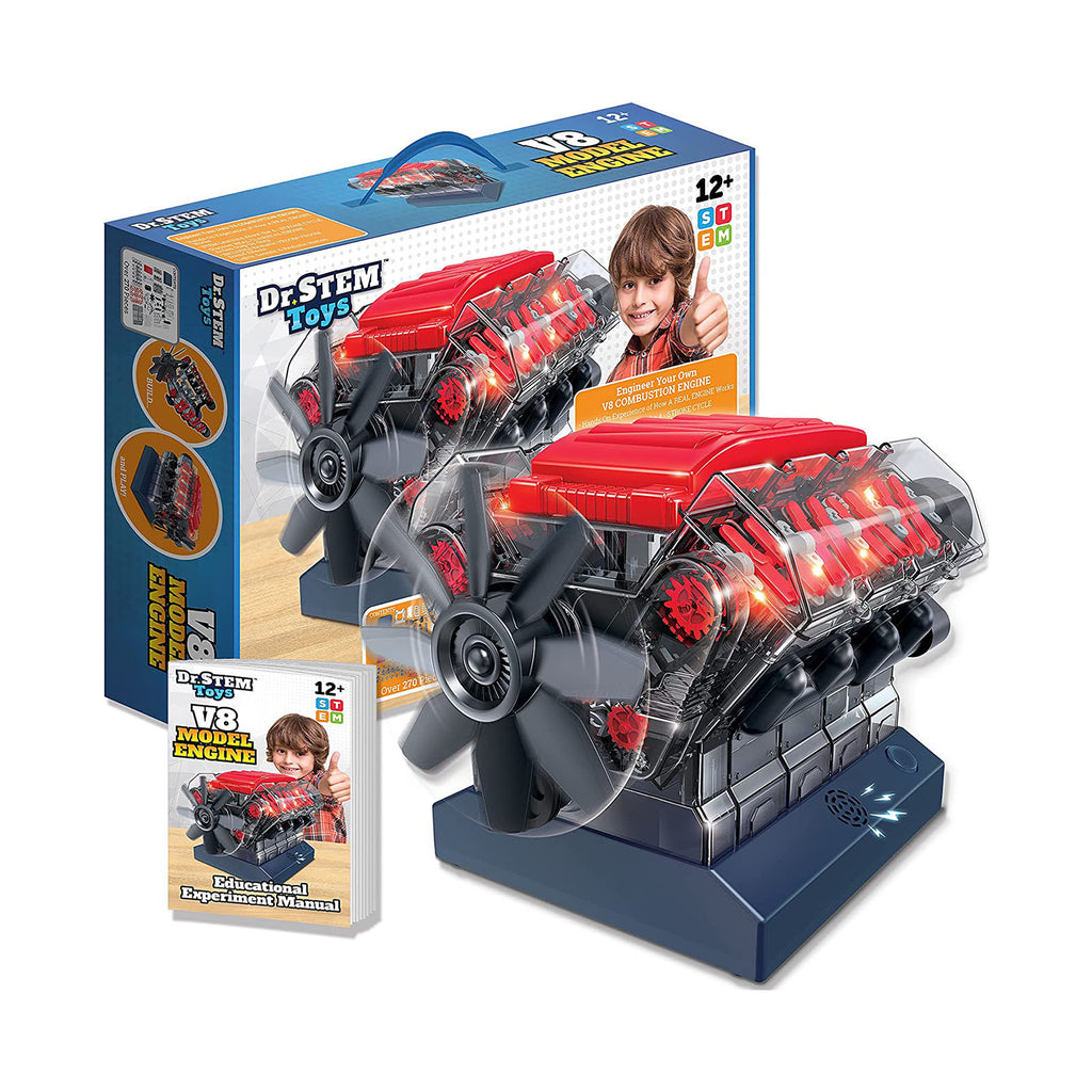 Thin Air Dr STEM V8 Model Engine Kit - Radar Toys