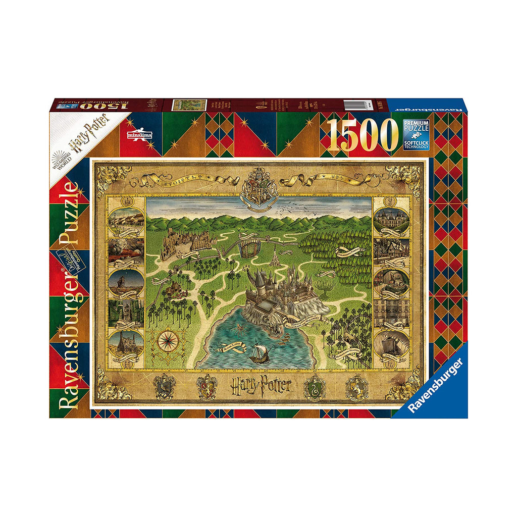Ravensburger Harry Potter Hogwarts Map 1500 Piece Puzzle