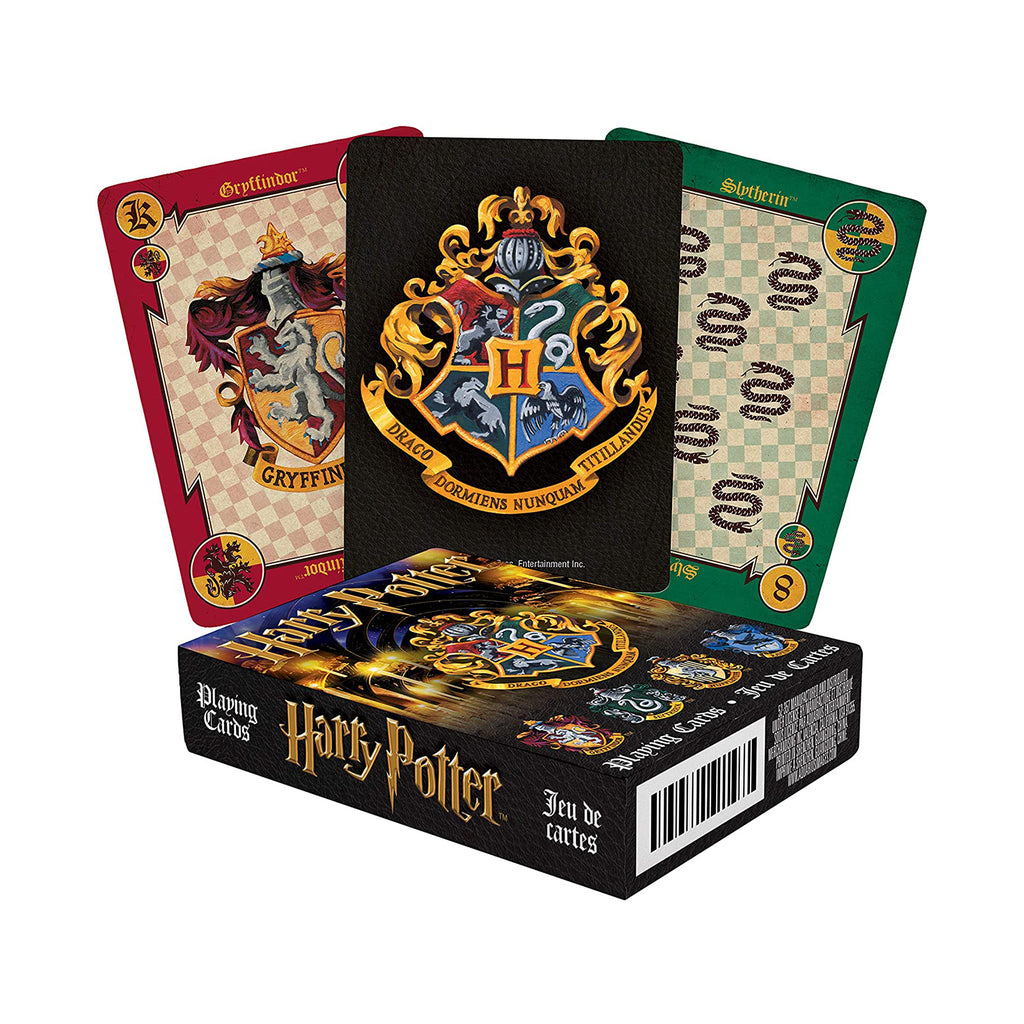Harry Potter Hogwarts House Crests Playing Cards