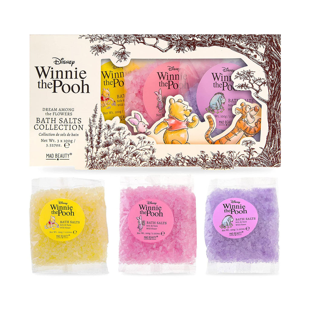 Mad Beauty Disney Winnie The Pooh Dream Among The Flower Bath Salts Collection - Radar Toys
