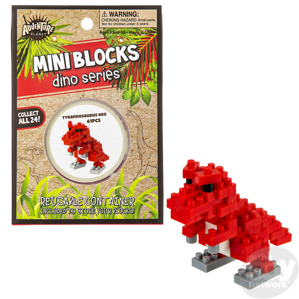 Adventure Planet Mini Blocks Animal Series T-Rex Building Set - Radar Toys