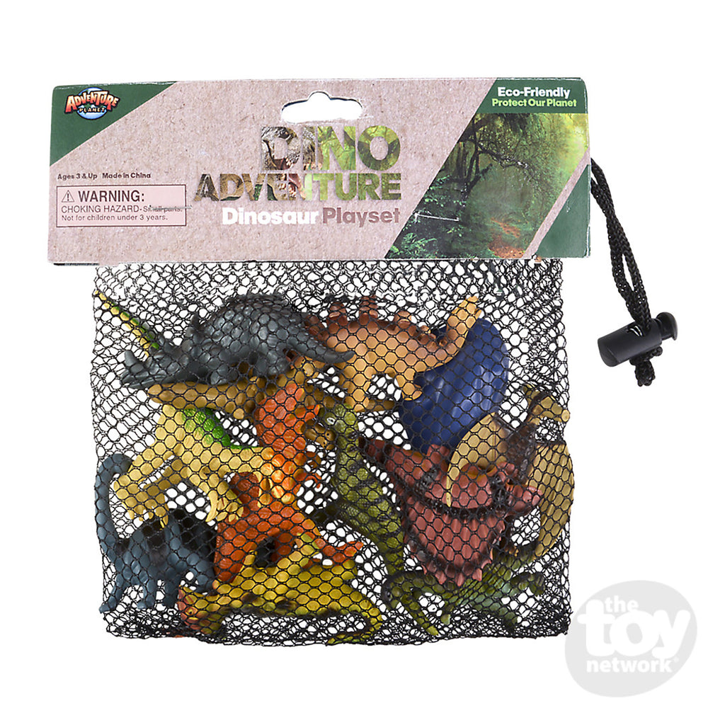 Adventure Planet Dino Adventure Dinosaur Playset Mesh Bag - Radar Toys