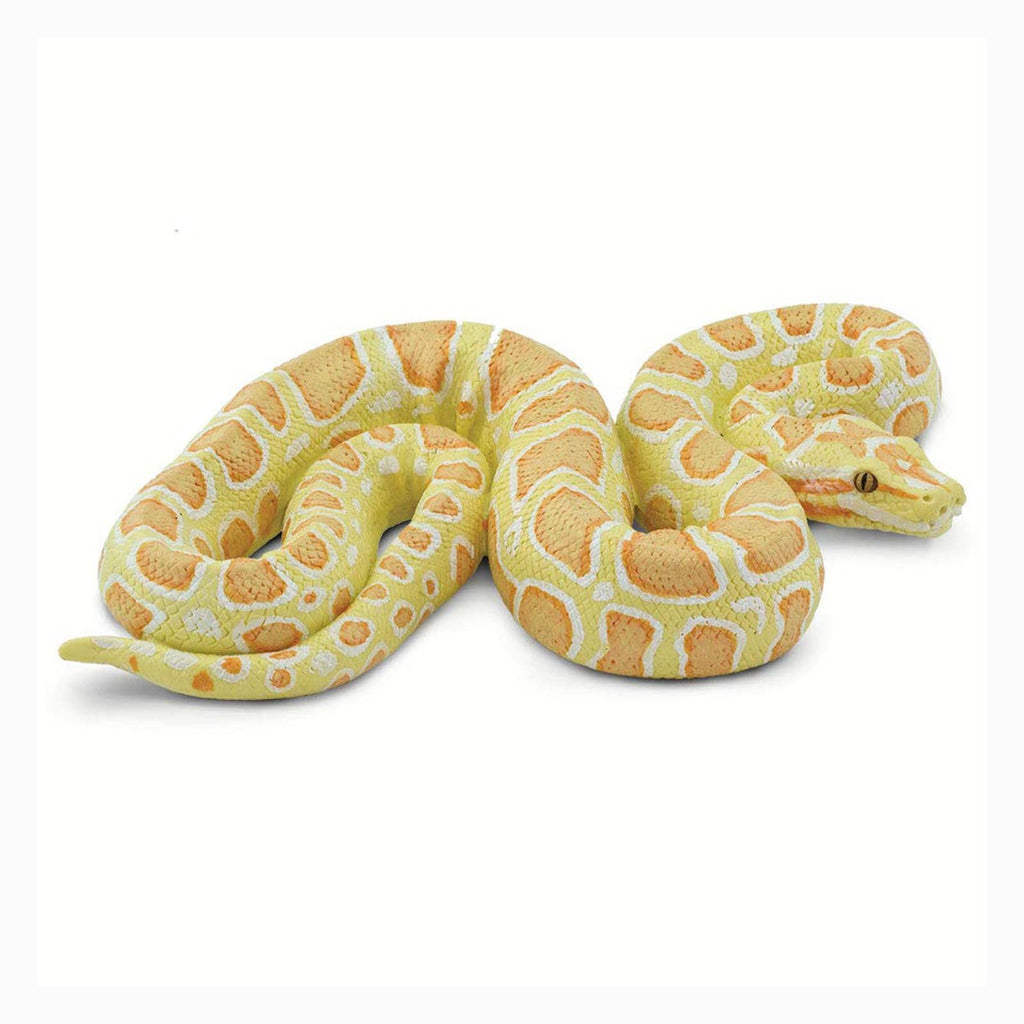 Albino Burmese Python Animal Figure Safari Ltd 100250 - Radar Toys