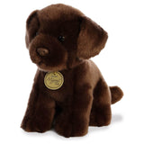Aurora Chocolate Lab Pup 11 Inch Plush Figure - Radar Toys