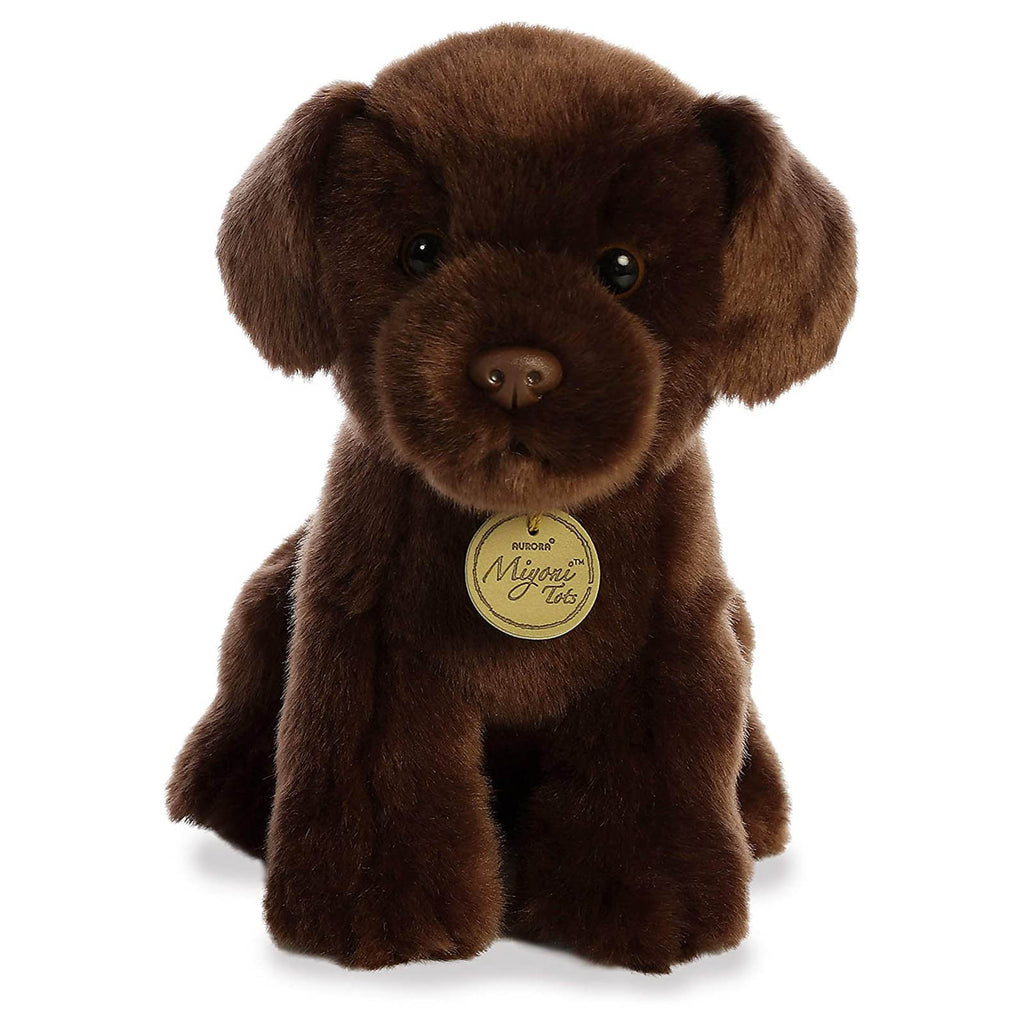 Aurora Chocolate Lab Pup 11 Inch Plush Figure
