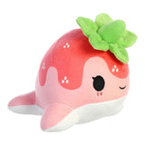 Aurora Strawberry Nomwhal 7  Inch Plush Figure - Radar Toys