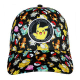 Pokemon Pikachu All Of Print Toss Snapback Hat - Radar Toys