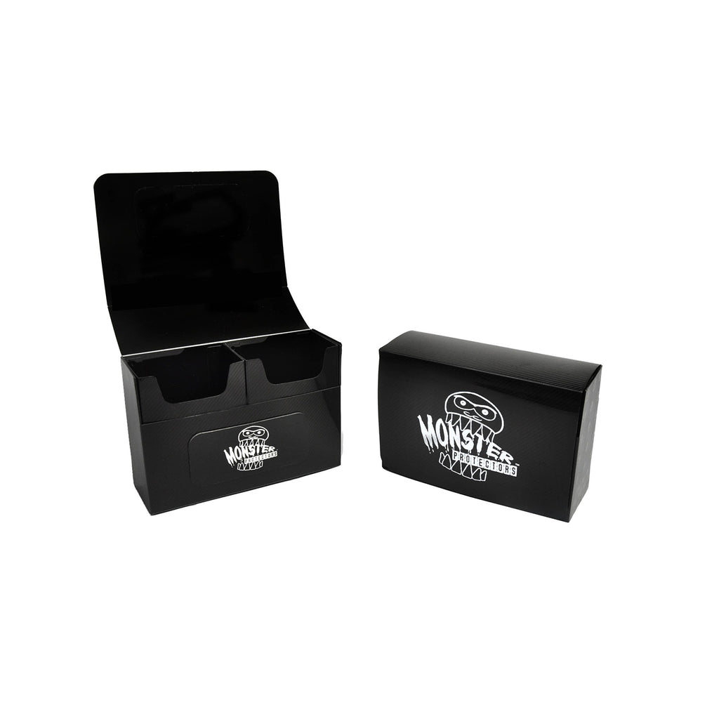 BCW Monster Protectors Double Deck Box Black - Radar Toys