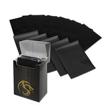 BCW Deck Guards Double Matte Black 80 Protective Sleeves - Radar Toys