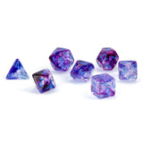 Chessex 7 Set Polyhedral Dice Nebula Nocturnal Blue Luminary CHX27557 - Radar Toys
