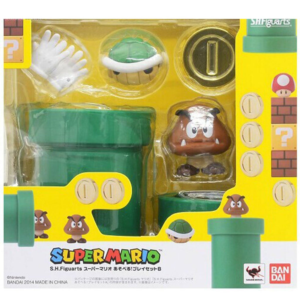 Bandai Tamashii Nations Super Mario Diorama Playset B Figure Set