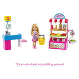 Barbie Chelsea Can Be Blonde Snack Stand Doll Set - Radar Toys