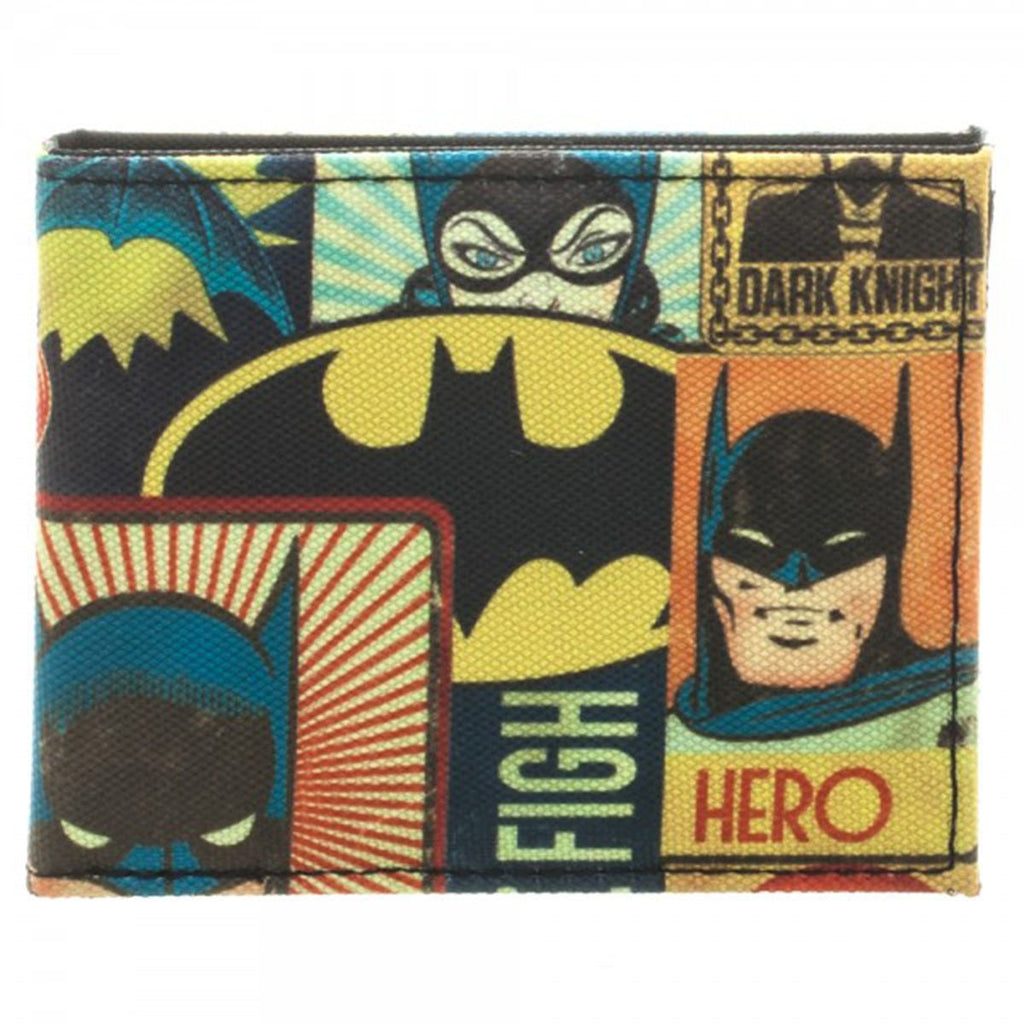 Batman Vintage Sublimated Bi-Fold Wallet
