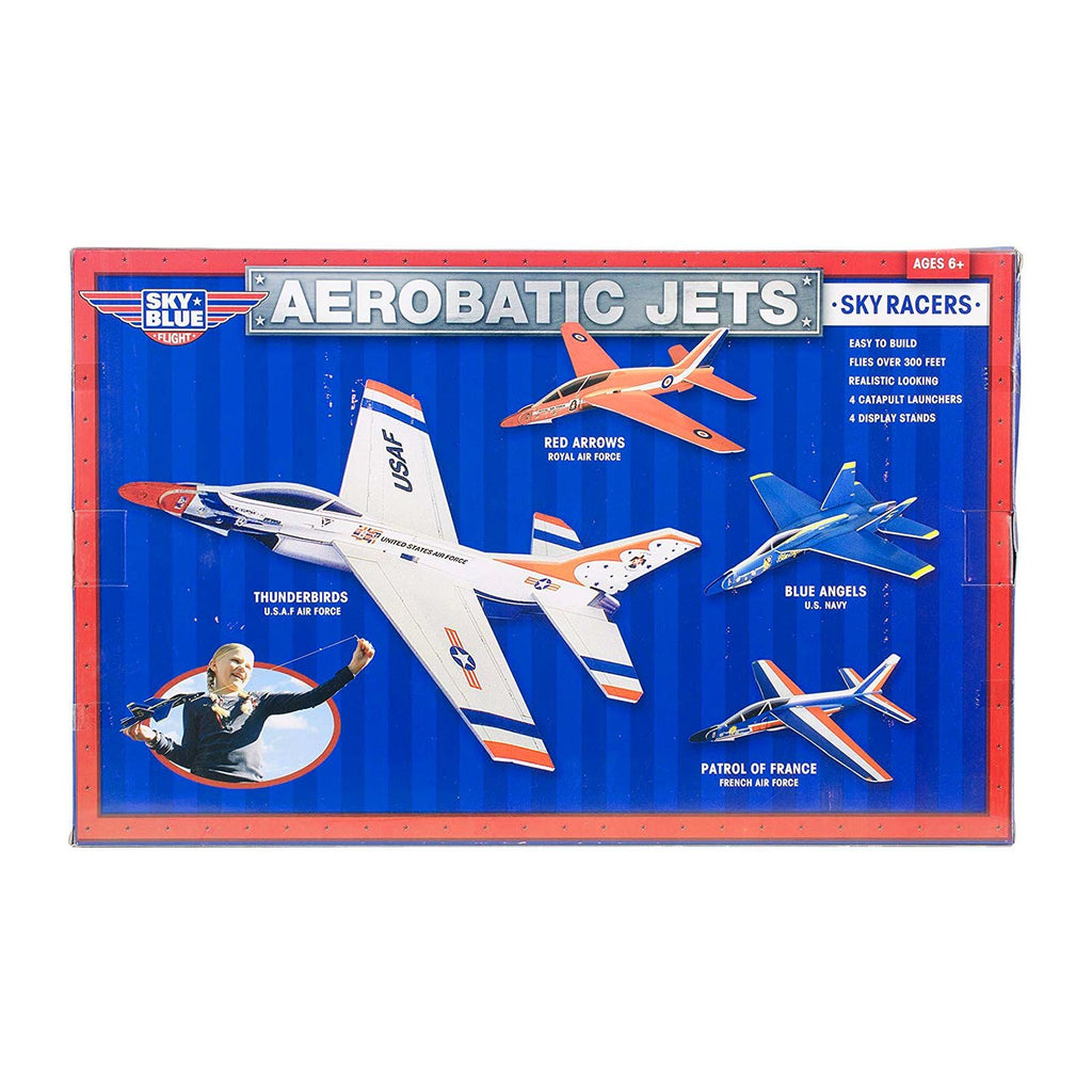 Be Amazing Sky Blue Aerobatic Jets 4 Plane Set - Radar Toys