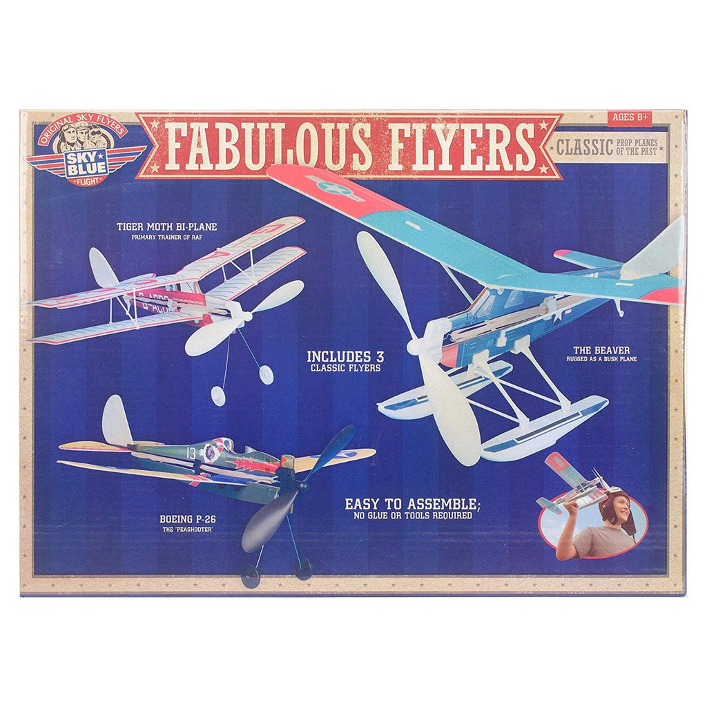 Be Amazing Sky Blue Fabulous Flyers 3 Plane Set - Radar Toys