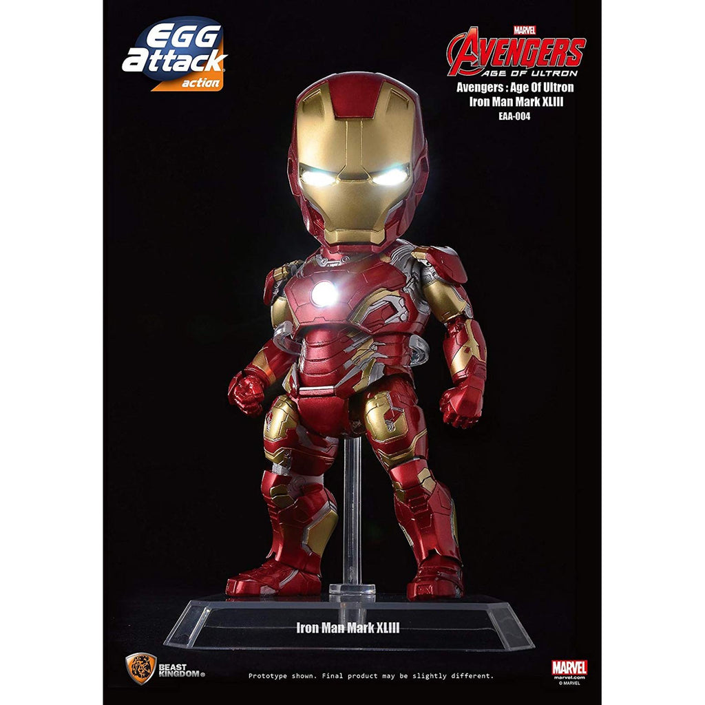 Beast Kingdom Avengers Iron Man Mark 43 Egg Attack 6 Inch Figure - Radar Toys