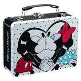 Bioworld Disney Mickey And Minnie Mouse Metal Lunch Tin Box - Radar Toys
