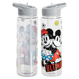 Bioworld Disney Mickey And Minnie Ultimate Couple 24oz Tritan Water Bottle - Radar Toys