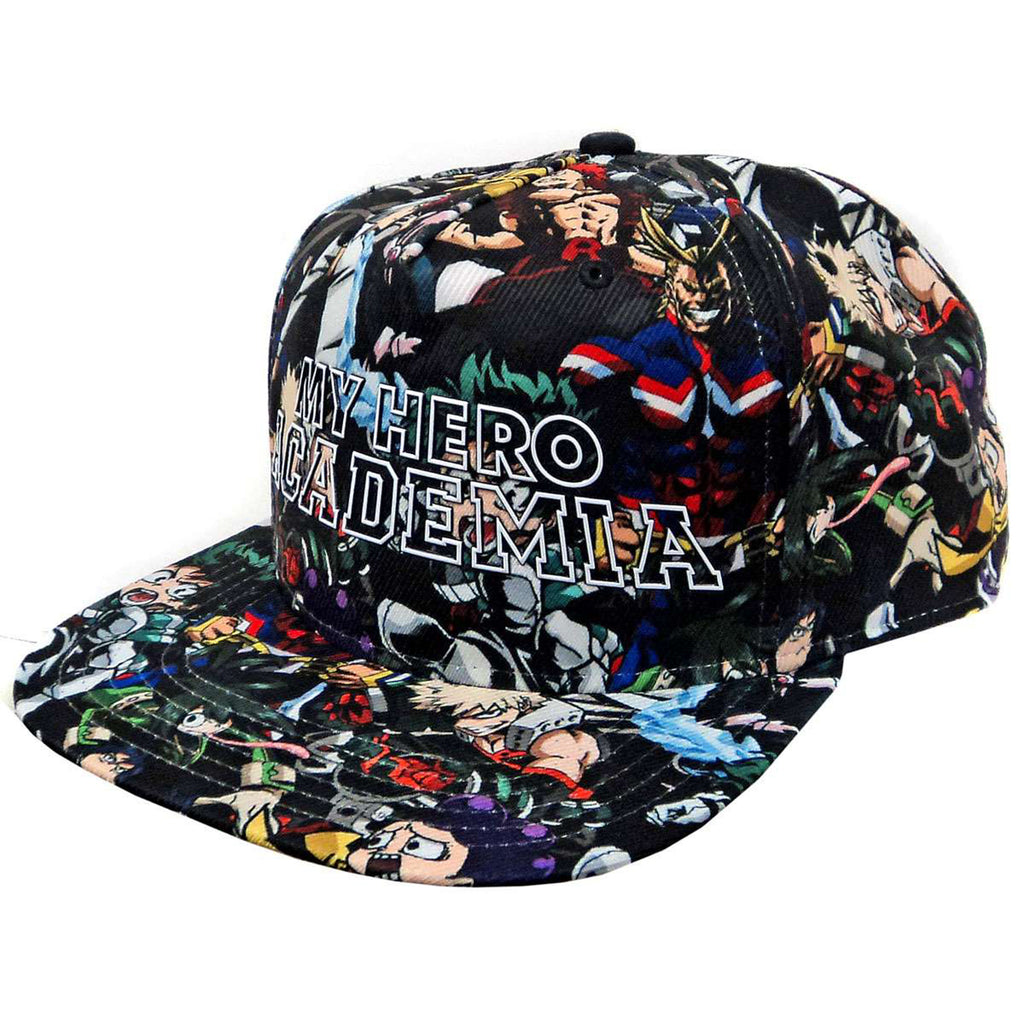 My Hero Academia Characters Sublimated Snapback Hat
