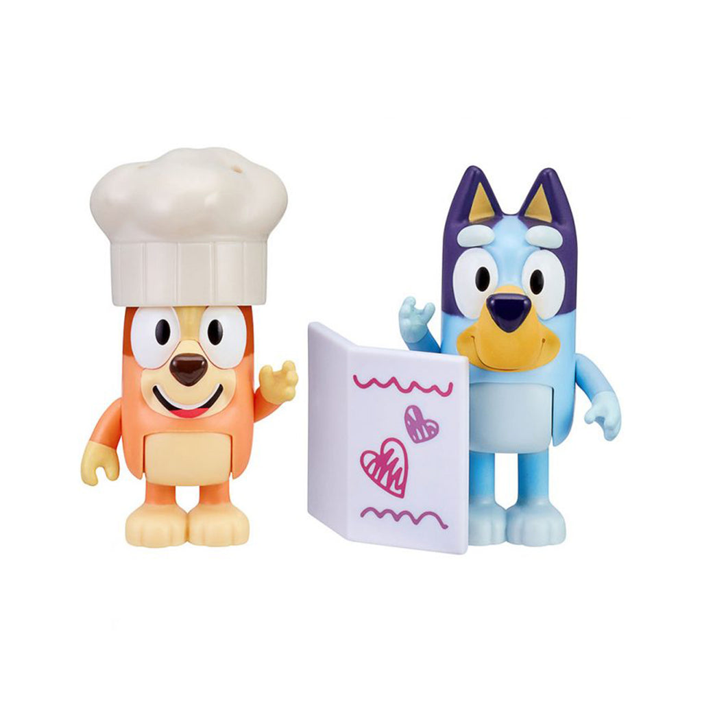 Bluey S4 Fancy Restaurant Bluey And Bingo Figure Set - Radar Toys