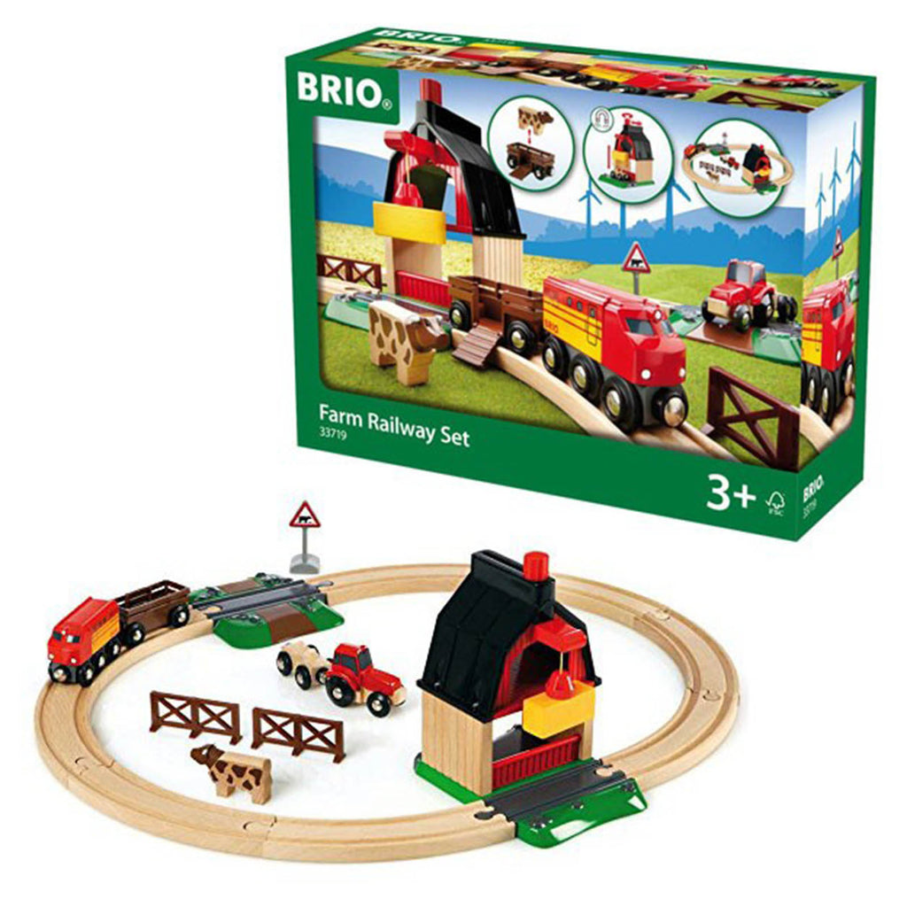 Brio World Farm Railway Set