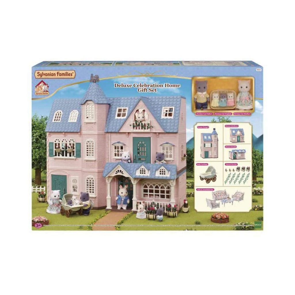 Calico Critters Deluxe Celebration Home Gift Set CF5521 - Radar Toys
