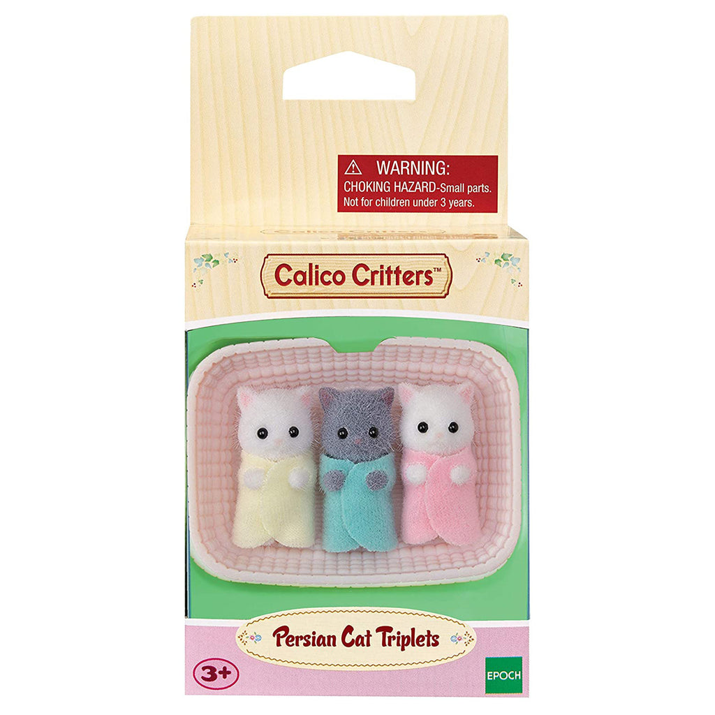 Calico Critters Persian Cat Triplets Figure Set - Radar Toys