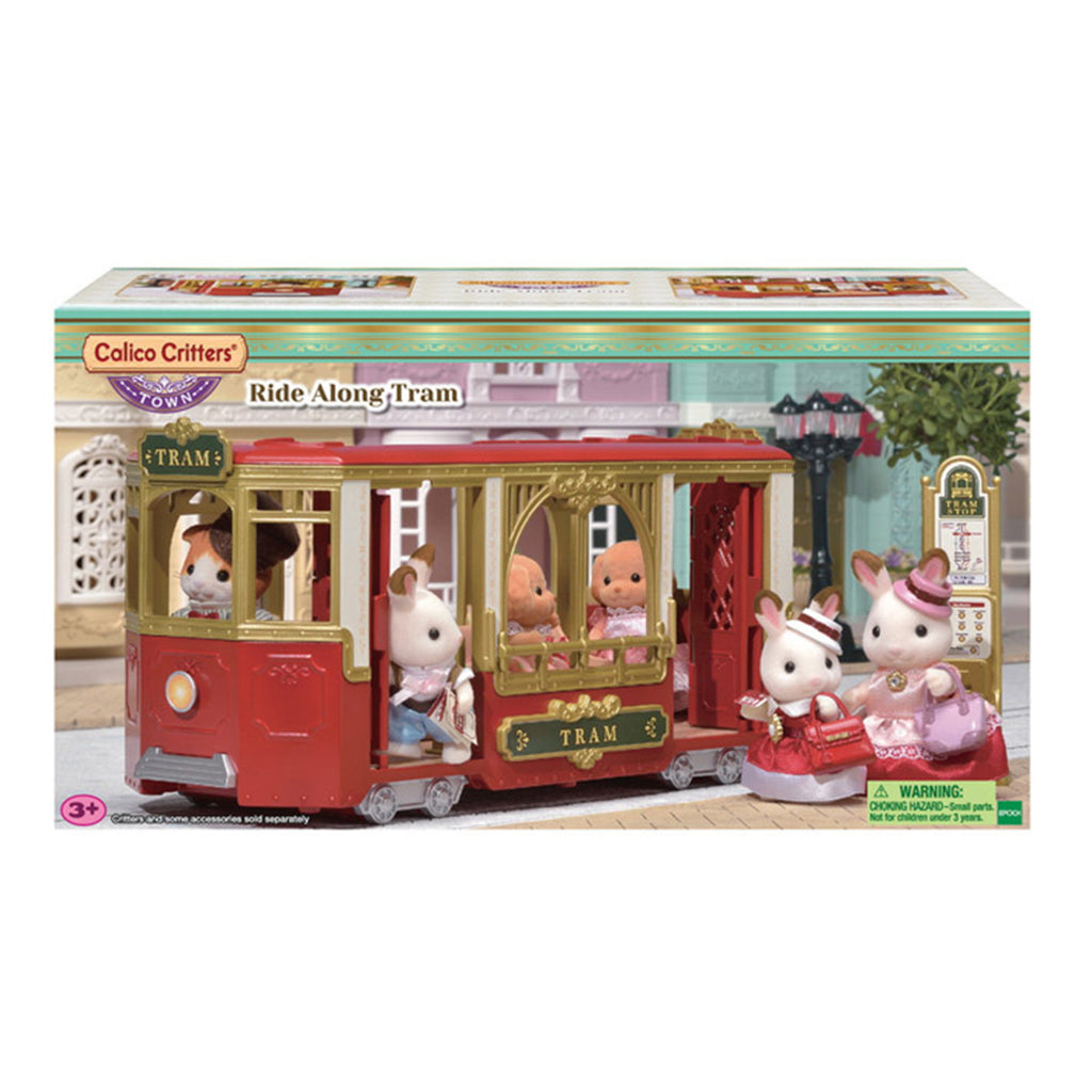Calico Critters Town Ride Along Tram Set CC3015 - Radar Toys