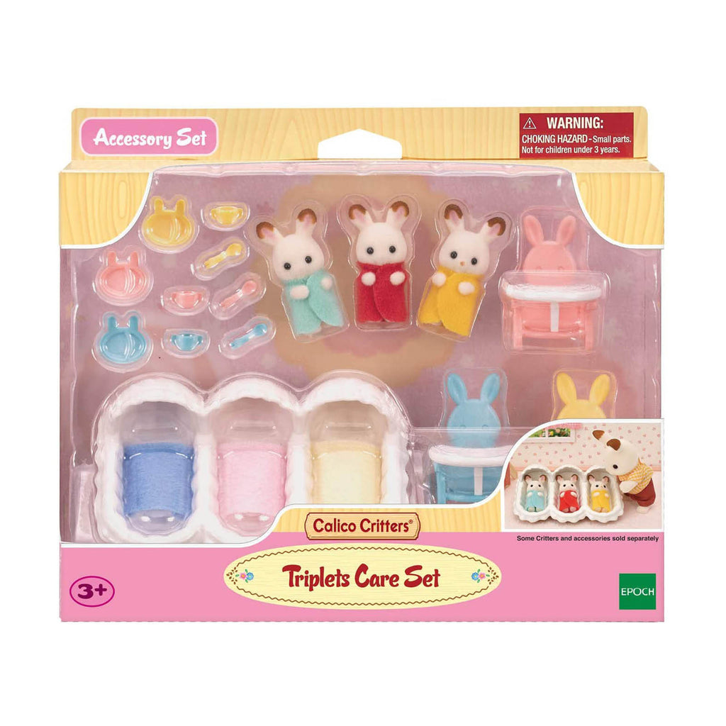 Calico Critters Triplets Care Set - Radar Toys