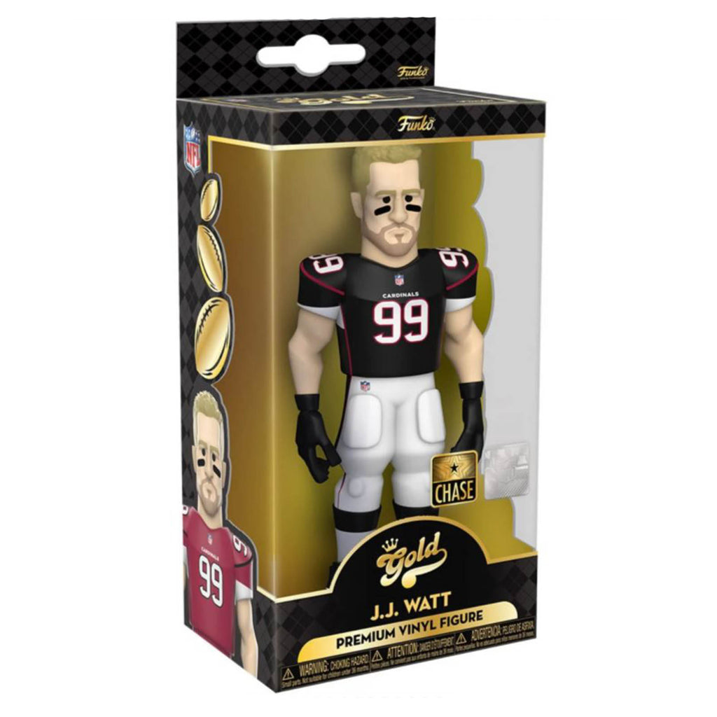 Funko Gold NFL J.J Watts Black Uniform 5 Inch Vinyl Figure CHASE VERSION