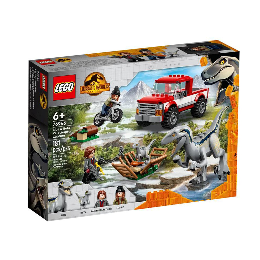 LEGO® Jurasic World Dominion Blue And Beta Velociraptor Capture Building Set 76946