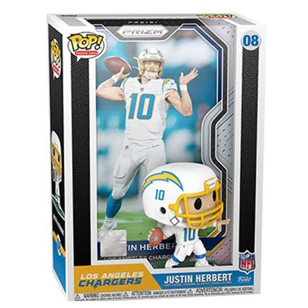 Funko POP Trading Cards Justin Herbert Figure Set