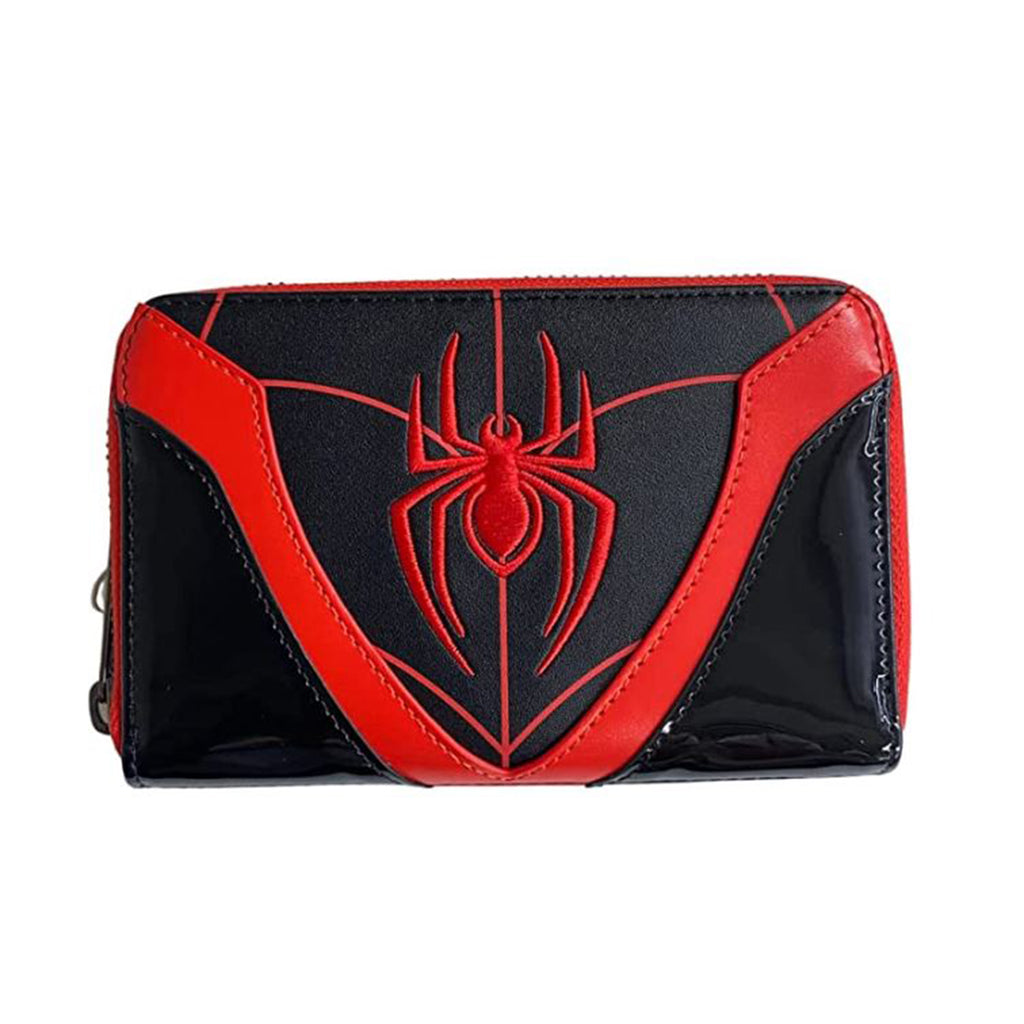 Loungefly Marvel Spider-Man Miles Morales Cosplay Zip Around Wallet