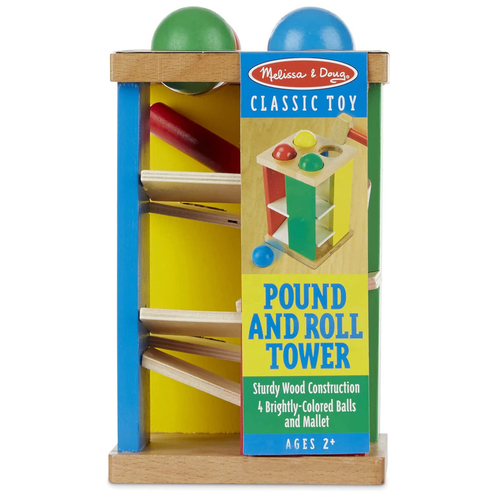 Melissa And Doug Pound And Roll Wooden Tower Set