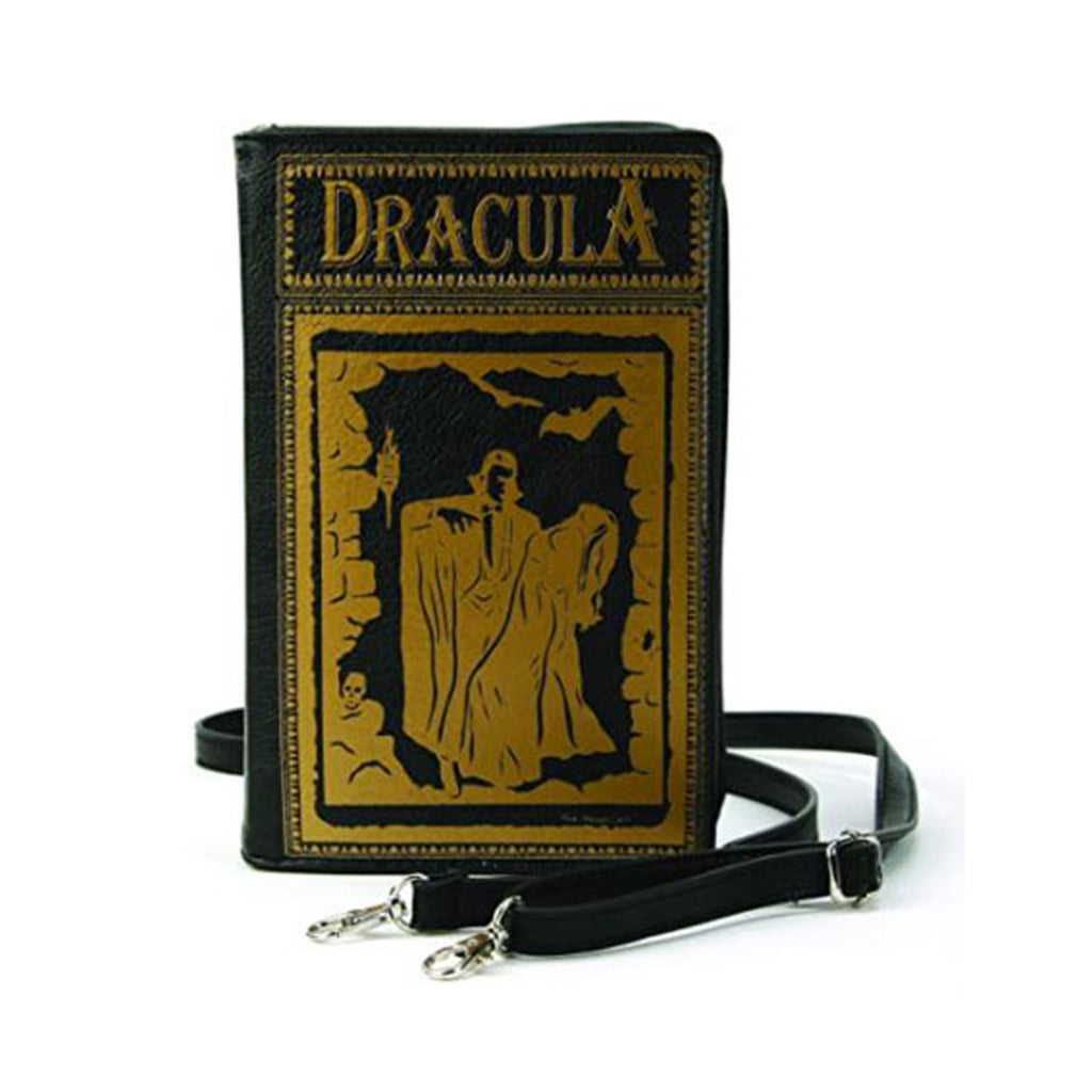 Dracula Book Black Crossbody Bag Purse - Radar Toys